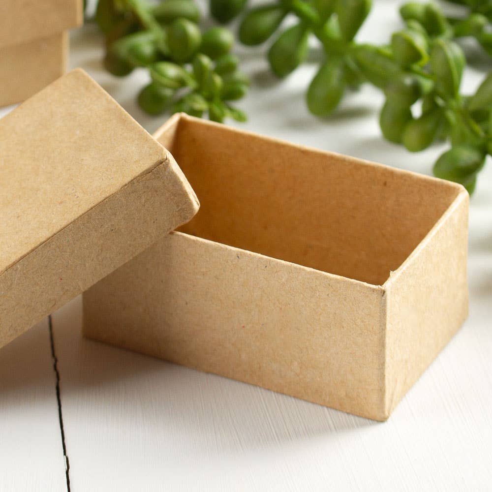 Factory Direct Craft - Wholesale Gift Box - Premade Mini Rectangle Paper Mache Box - 2-1/4 x 1-1/2 x 15