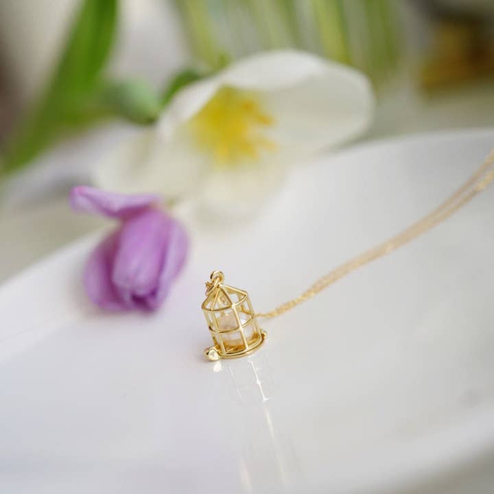 Findingyoyo - Wholesale Pendant/Charm Necklace - Birdcage Necklace1