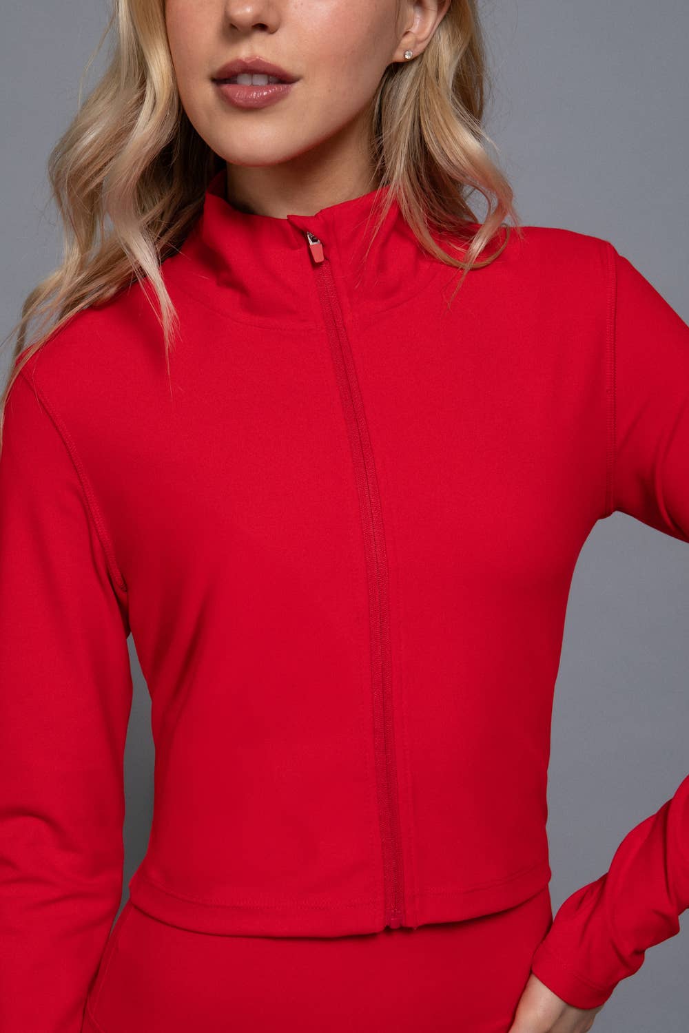 Active Basic | Active USA - Venta al por mayor Chaqueta deportiva - Mujer - Chaqueta de entrenamiento con cremallera, cuello alto y manga larga34