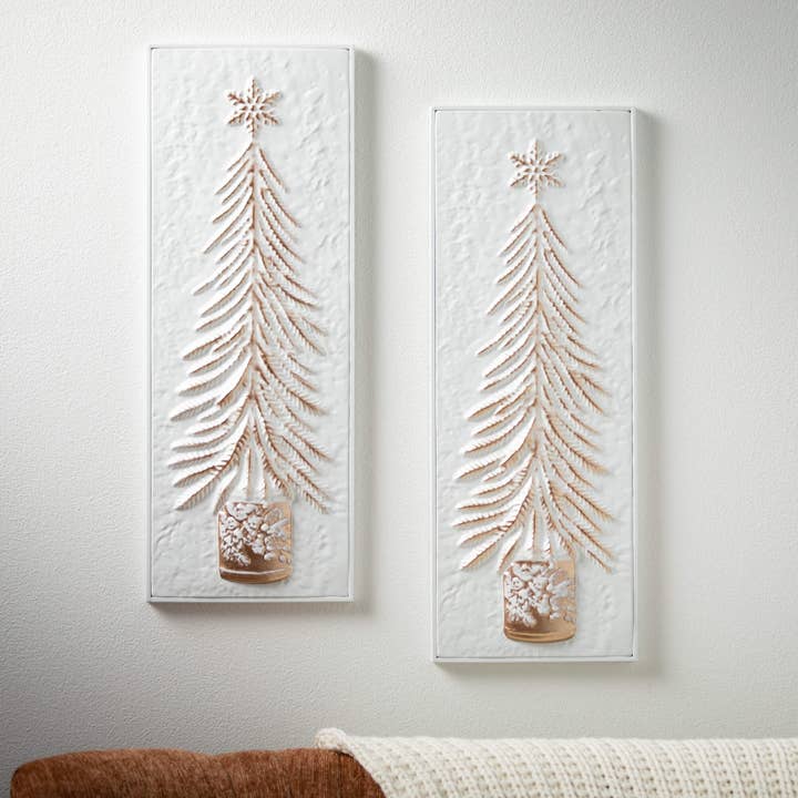 Sullivans Home Decor - Wholesale Wall Accent - Embossed Tree Wall Decor Set