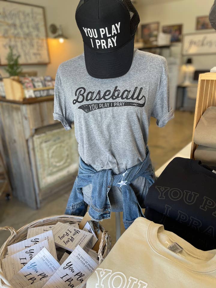 Classic Ballpark Tee | GAMEDAY | Baseball Mom + Dad Shirt for wholesale by You Play I Pray
