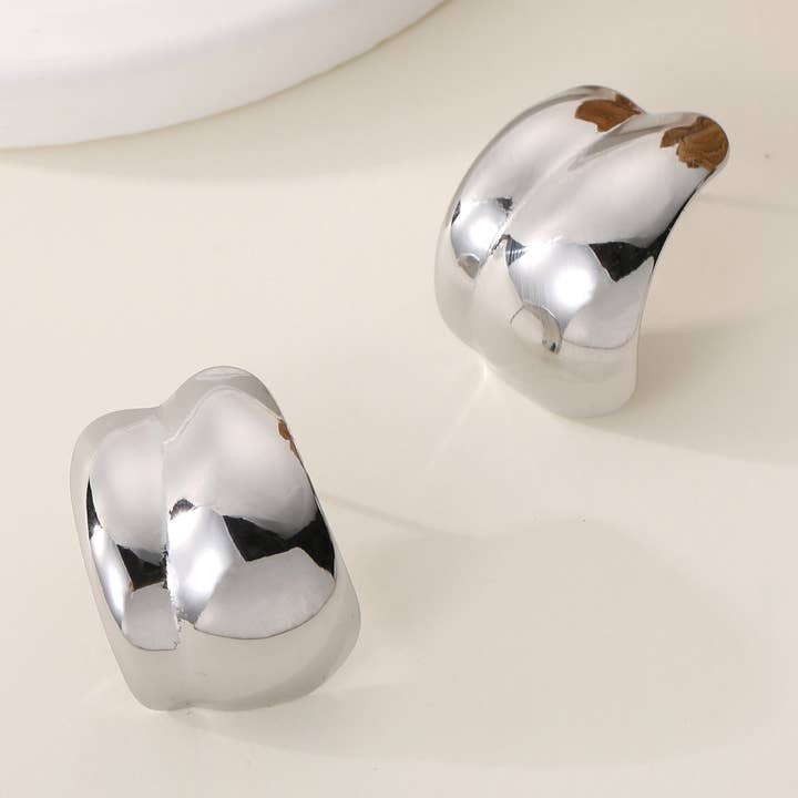 Hoop earrings - Jade for wholesale by Lovelika