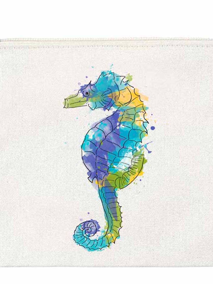 Seahorse etui met ritssluiting voor wholesale door M Design Studio Gifts