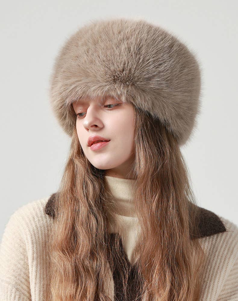 Crave by FW - Wholesale Bucket Hat - Women's - Fuzzy Furry Winter Faux Fur Hat Warm Fluffy Bucket Hat1