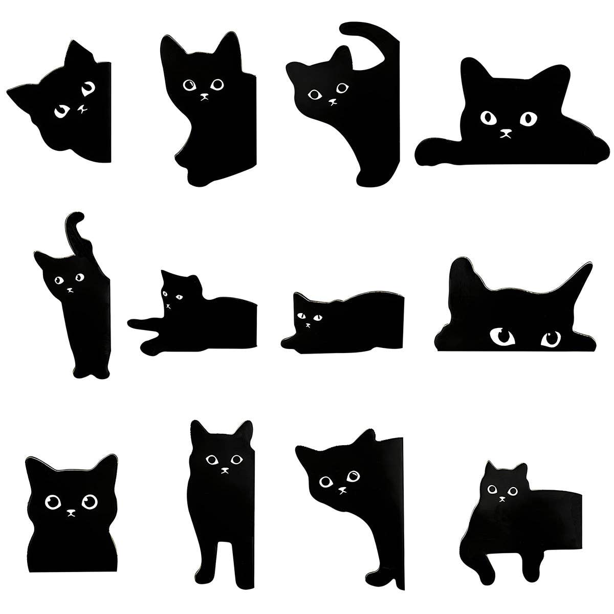 Wrapables.com - Wholesale Bookmark - Wrapables Magnetic Black Cat Bookmarks,  (Set of 24)0