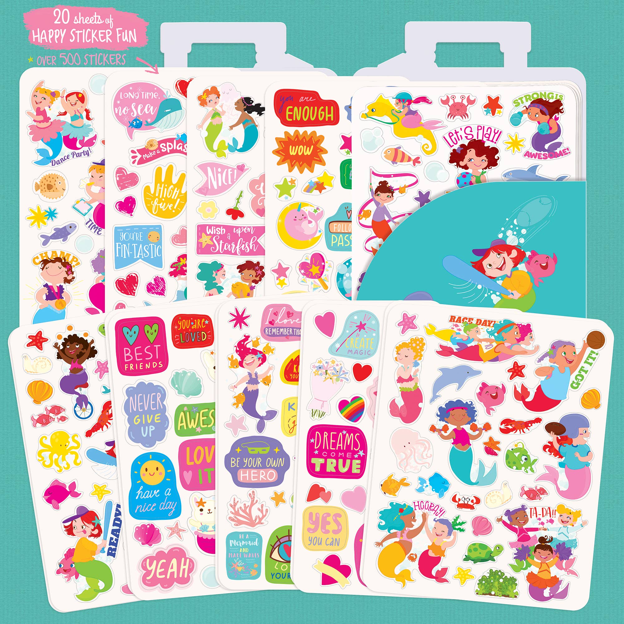 The Piggy Story - Wholesale Sticker - Kinderen en baby - 500+ stickers On-the-go Team Zeemeermin2