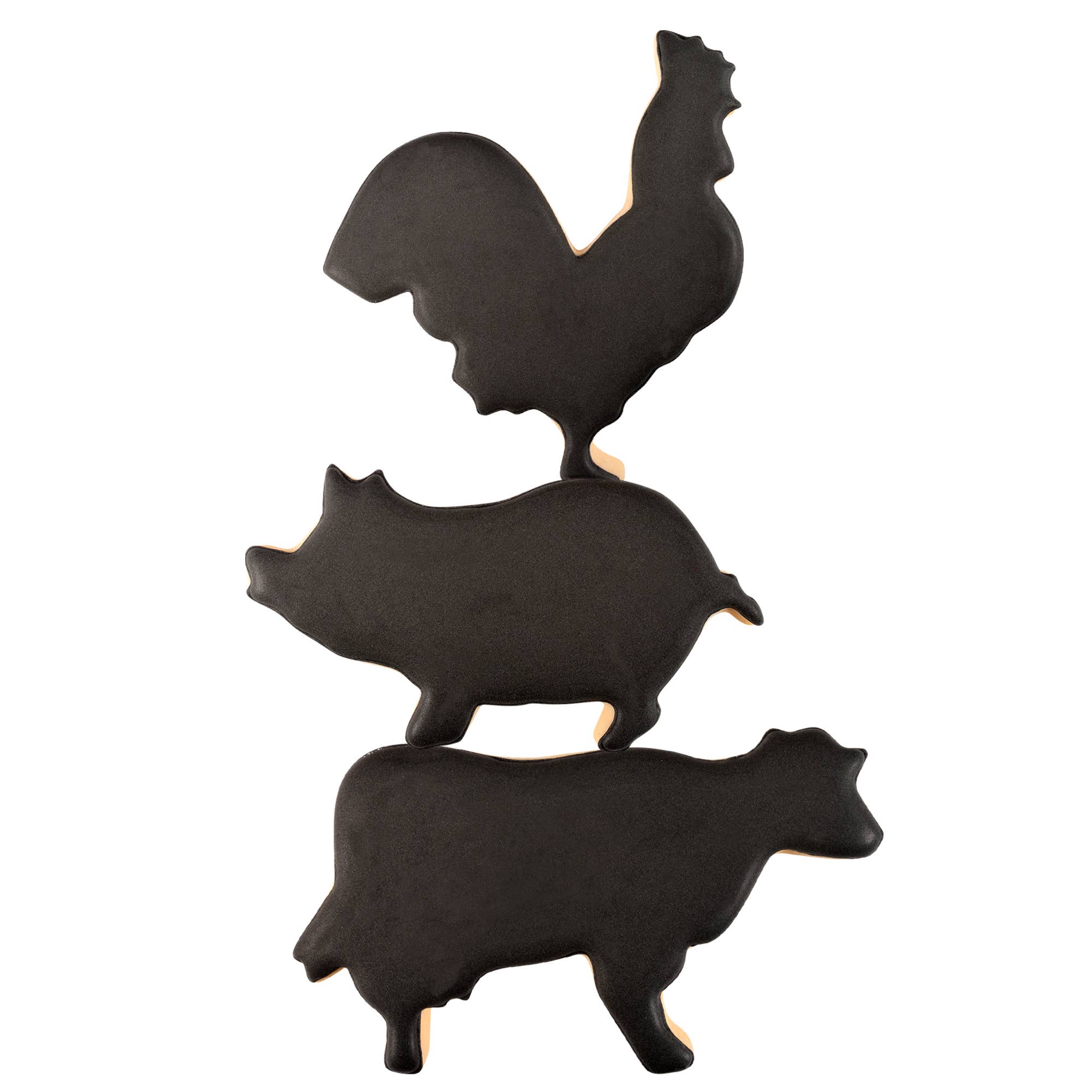 R&M International - Wholesale Cookie Cutter - Farm 3 PC Cookie Cutter Set3
