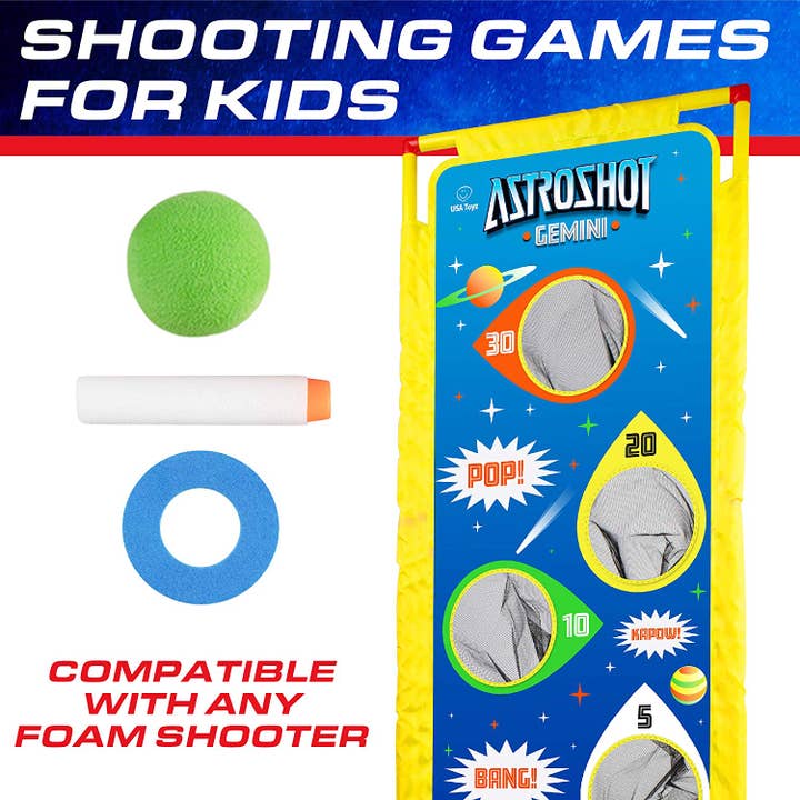 USA Toyz - Wholesale Sporting Game - Kids & Baby - AstroShot Gemini Shooting Target Game