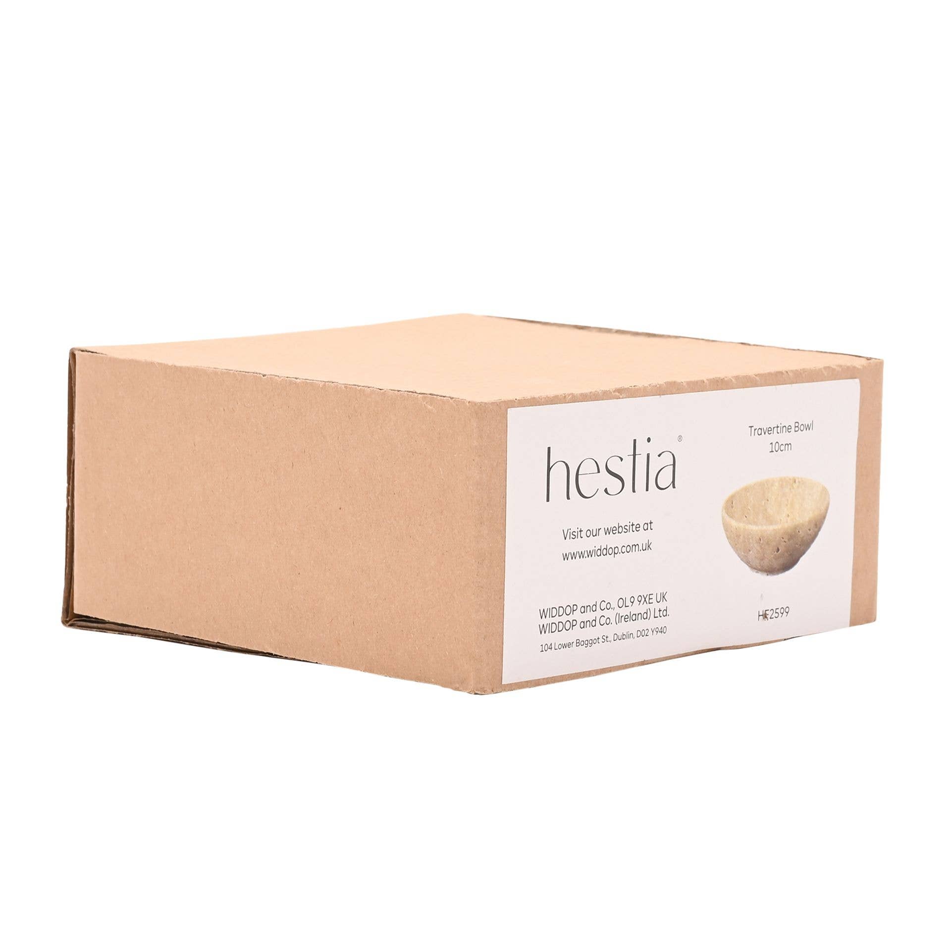 WIDDOP and Co. – wholesale Vas – Hestia Travertin Dekorativ Skål - 10 cm5