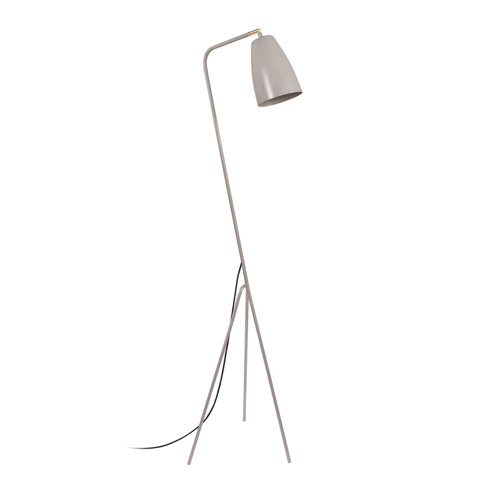 Tosel Shop - Wholesale Accent/bureaulamp - OLOF - Leeslamp van taupe metaal met scharnier0