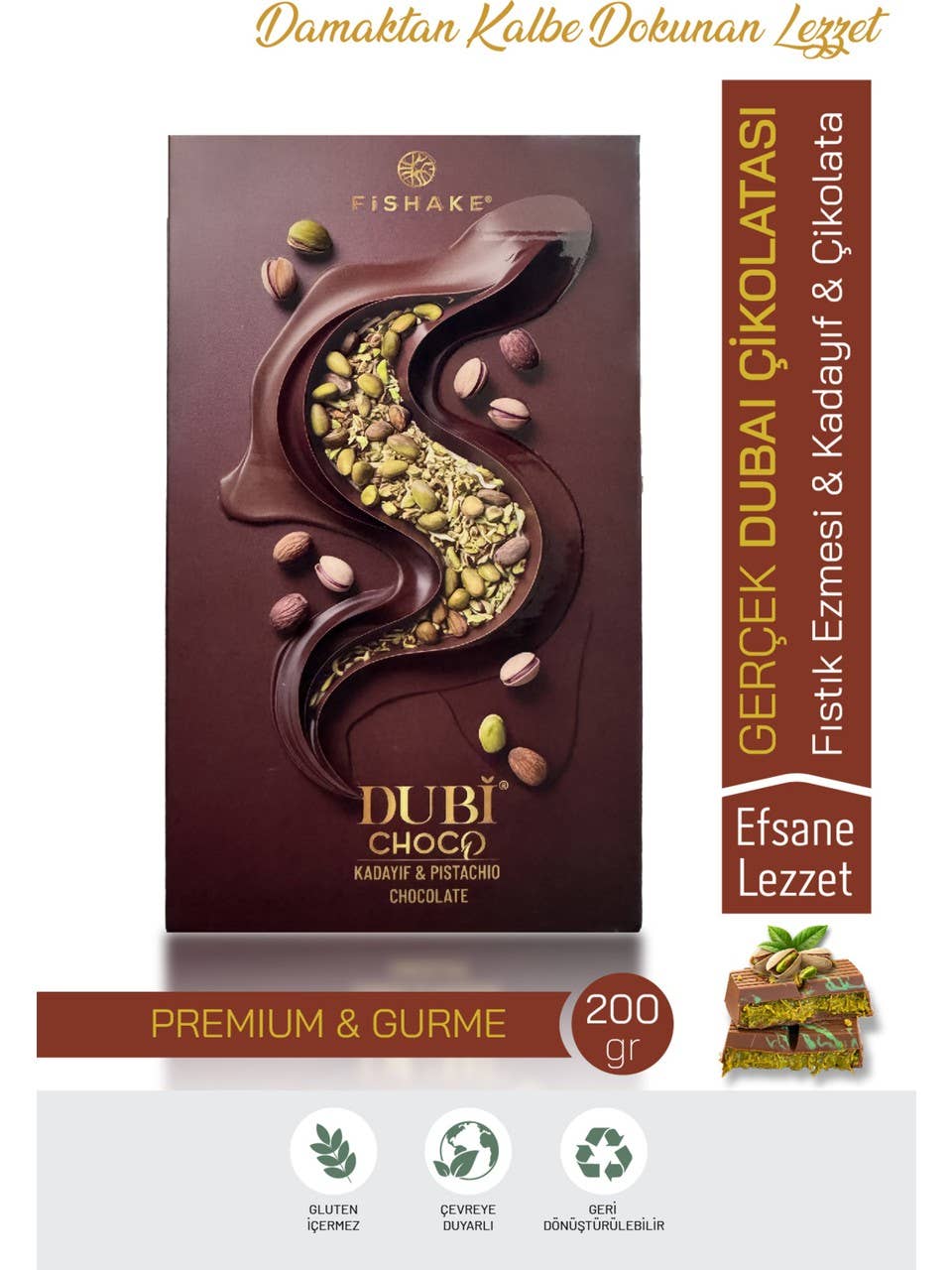 Pistest - Wholesale Chocolate Bar - Real Dubai Chocolate with Pistachio and Kadayif 200g0