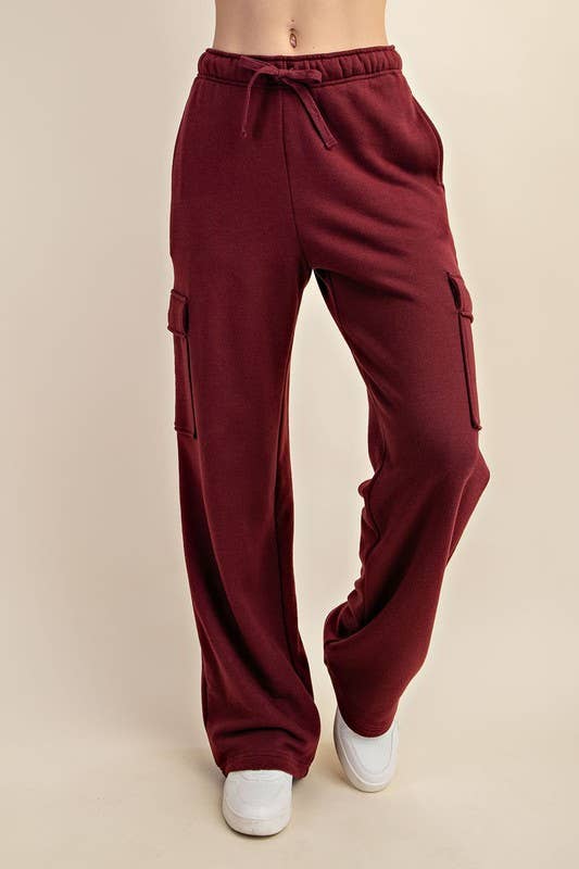 Sunday Morning – wholesale Mjukis- och joggingbyxor – Dam – P206337 RAK FRANSK FROTTÉ CARGO SWEATPANTS14