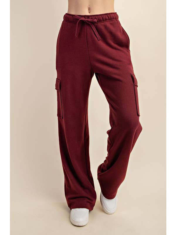 Sunday Morning – wholesale Mjukis- och joggingbyxor – Dam – P206337 RAK FRANSK FROTTÉ CARGO SWEATPANTS14