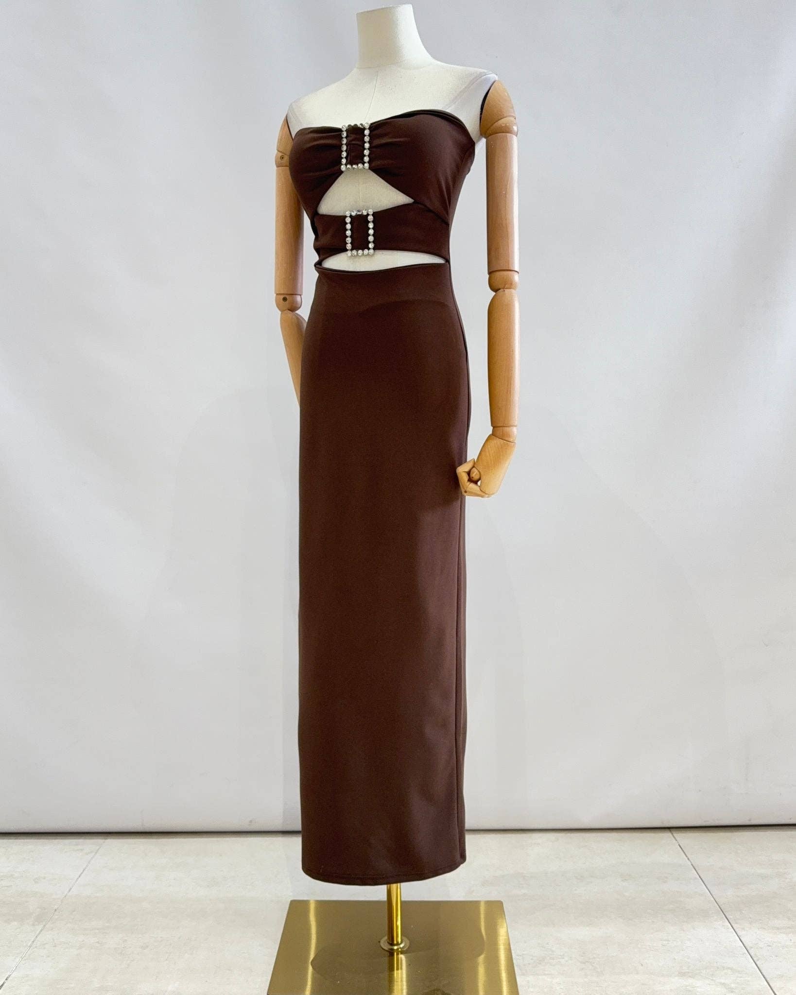 Invitadissimas - Wholesale Gown - Women's - Long dress buckles 431854