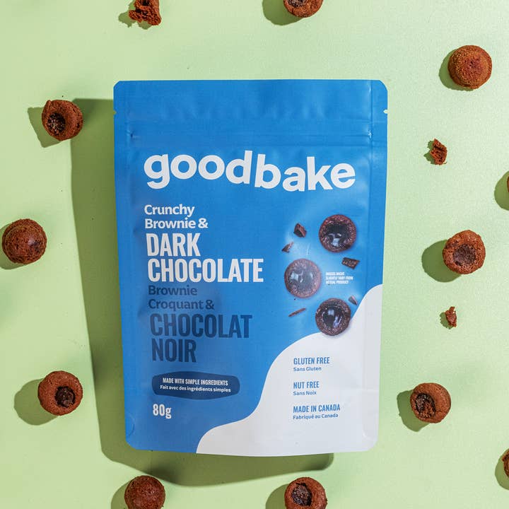 Goodbake - Wholesale Brownie - Dark Chocolate Crunchy Brownie Snack Pack (80gr)2