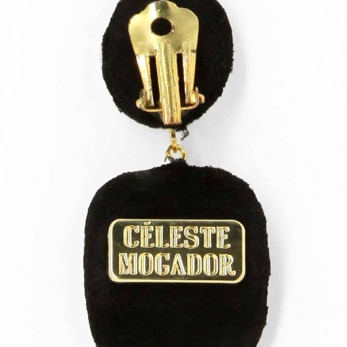 Céleste Mogador - Wholesale Dangle Earrings - Youkoukoun citrine and aquamarine earring2