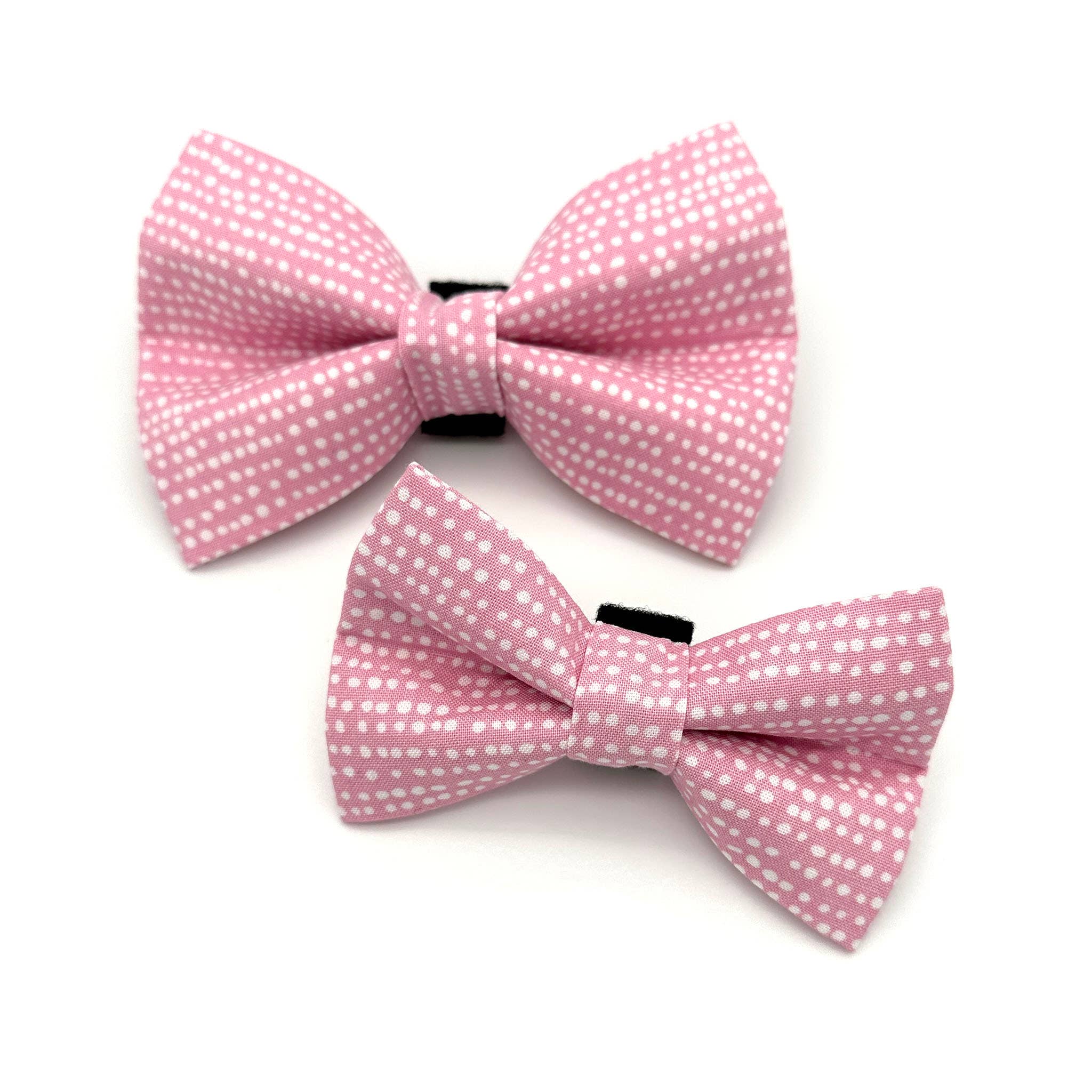 Winthrop Clothing Co. – wholesale Pet bow tie – Dog – Pink Polka Dot Dog Bow Tie1