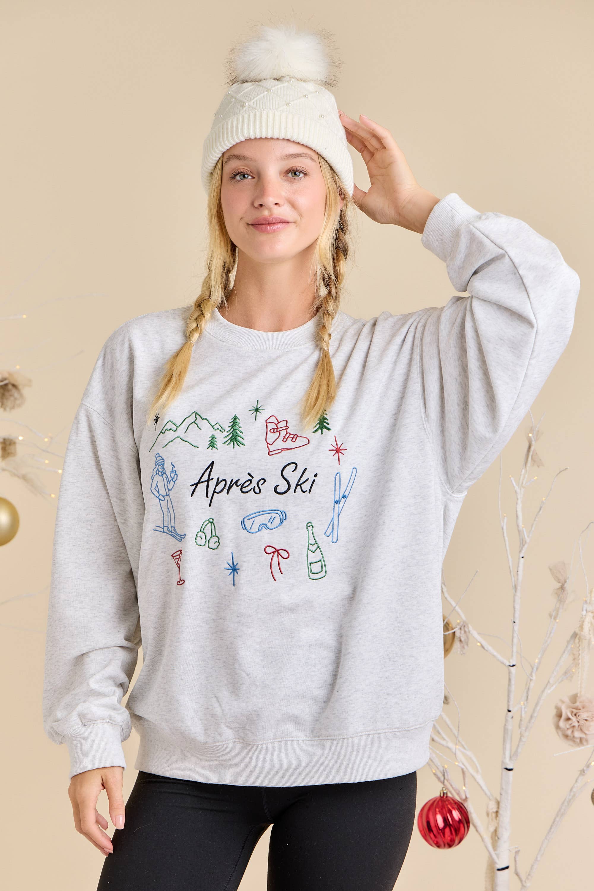 Main Strip - Wholesale Graphic Sweatshirt - Unisex - Ready to Ship Après Ski Graphic Sweatshirt – Winter Resort 4