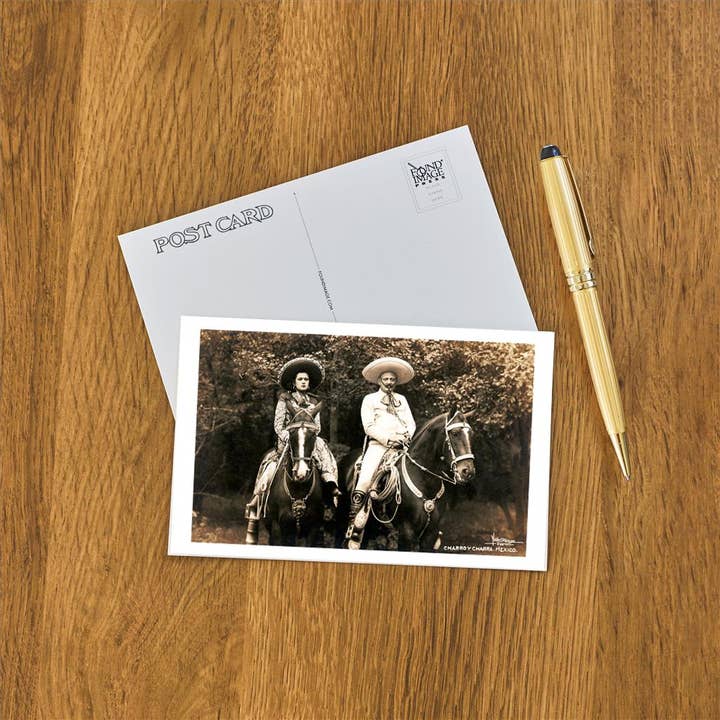 Found Image Press - Wholesale Postcard - Postcard MX-468 Charro and Charra1