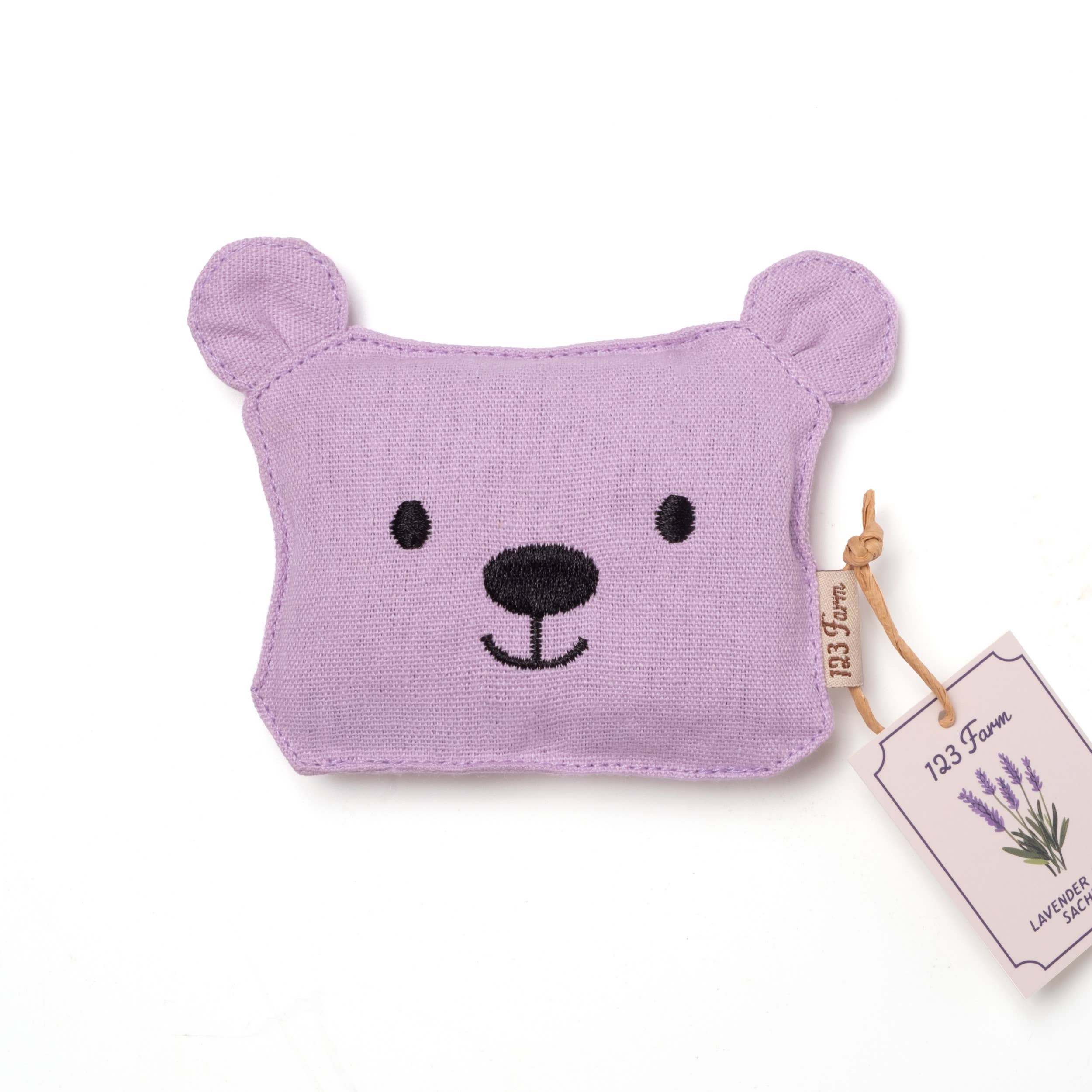 123 Farm - Wholesale Sachet - Lavender Bear Sachet – Scented Sachet, 2 Colors, 3.75"x 3"0