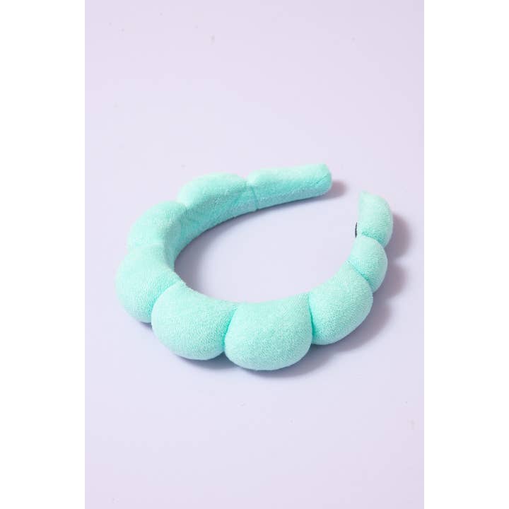 JOSSLYN by wall to wall - Wholesale Spa Headband - SPA SPONGE TERRY TOWEL HEADBAND FOR BEAUTY CARE | 40HB1227