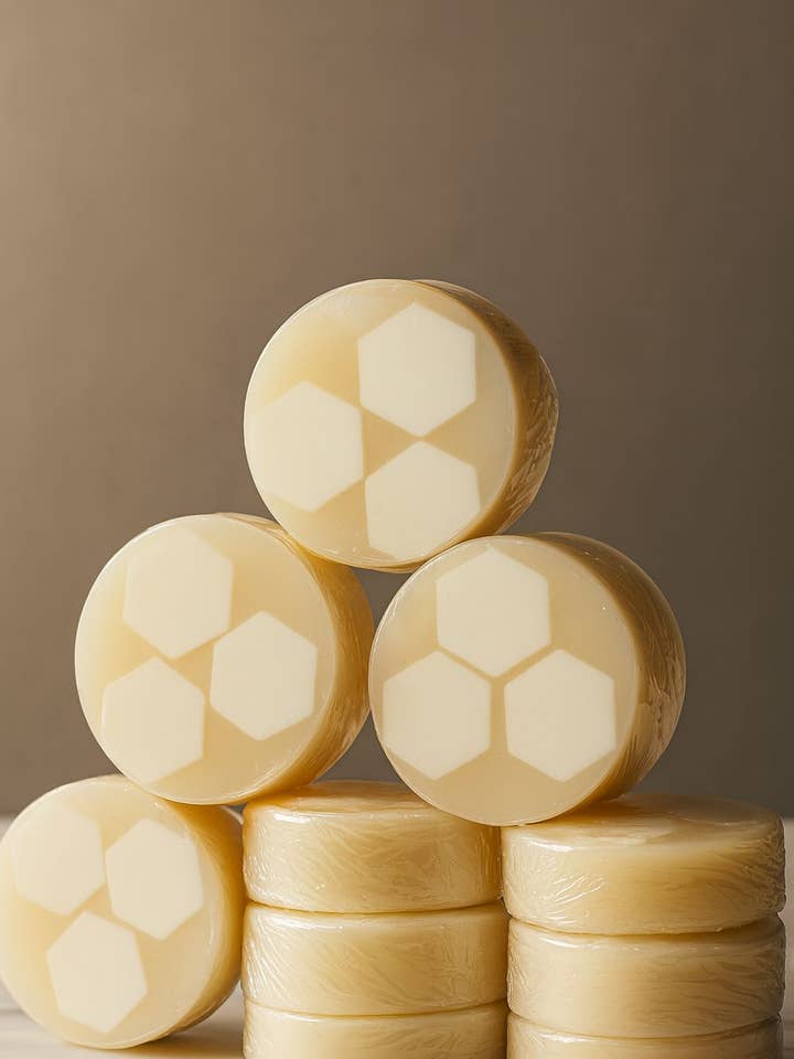 Miel de Luxe "Triple Butter Facial Soap" by Pampre’d for wholesale by The APBS Design Studio