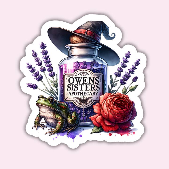 Owens Sisters Apothecary - Sticker for wholesale by Harper Grace Press