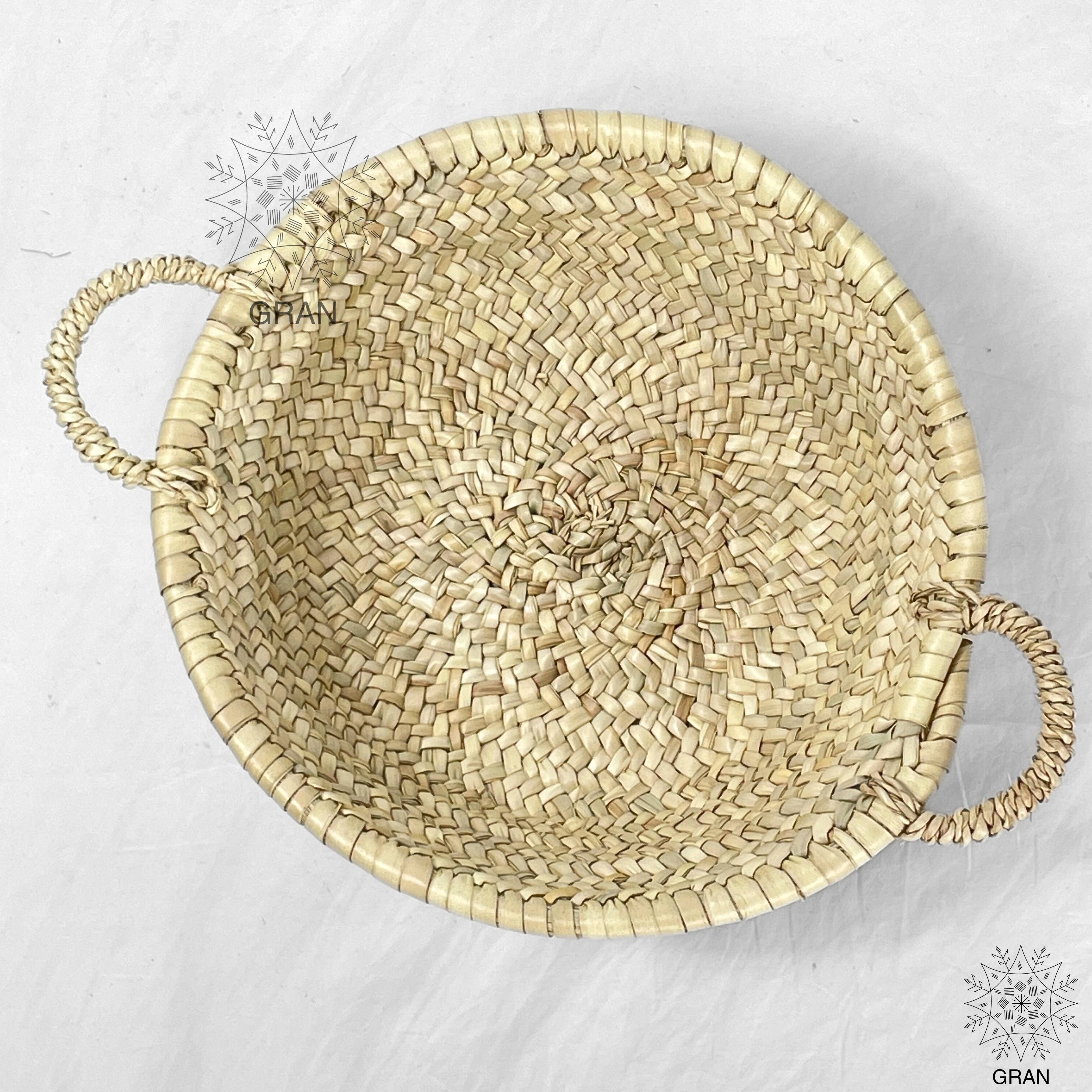 Gran Wholesale - Wholesale Decorative Plate/Dish/Bowl - Moroccan Straw Woven Plate, Handcrafted Wicker Plates15