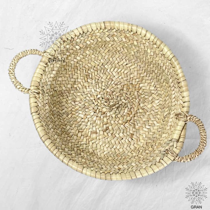 Gran Wholesale - Wholesale Decorative Plate/Dish/Bowl - Moroccan Straw Woven Plate, Handcrafted Wicker Plates15