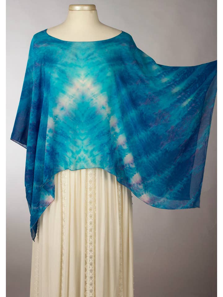 Manifest Color - Wholesale Poncho - Women's - Silk Poncho