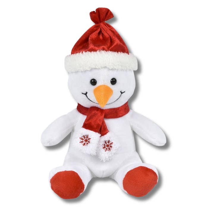 JSBlueRidge Toys - Wholesale Stuffed/plush toy – Kids & baby - Christmas Plush Characters With Scarf Stocking Stuffer Toy6