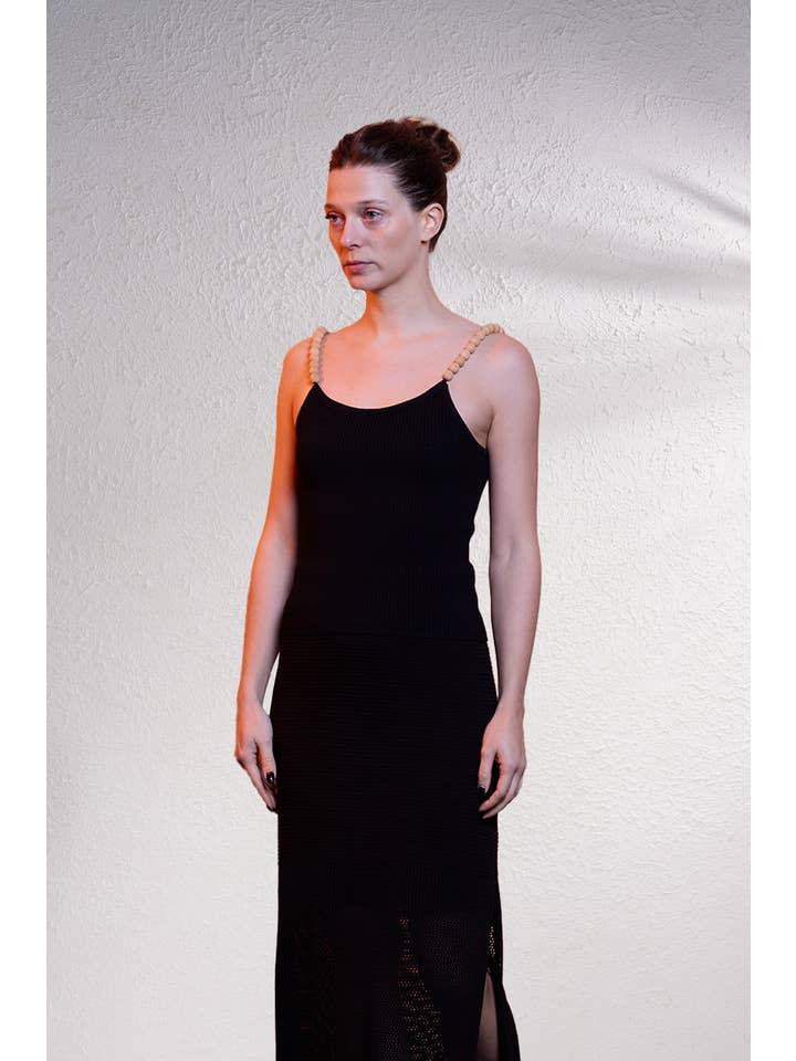 SMF - Wholesale Knit top – Women's - 249178 - Knitted top with ball straps16