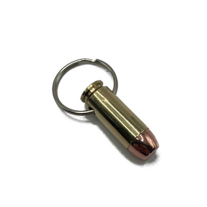 Vermont Cut Coins & 2nd Shot Round - Wholesale Keychain - Unisex - Bullet Keychains - Many Calibers - .223 .45 9mm .40 10mm
