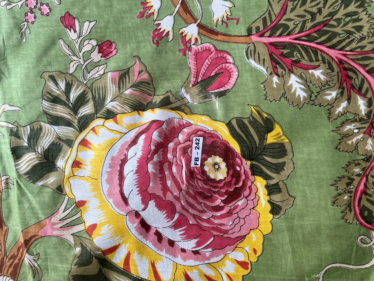 Bhawana Handicrafts – wholesale Fabric paint – Sanganeri Floral Craft Indian Hand Print Dressmaking Block 4