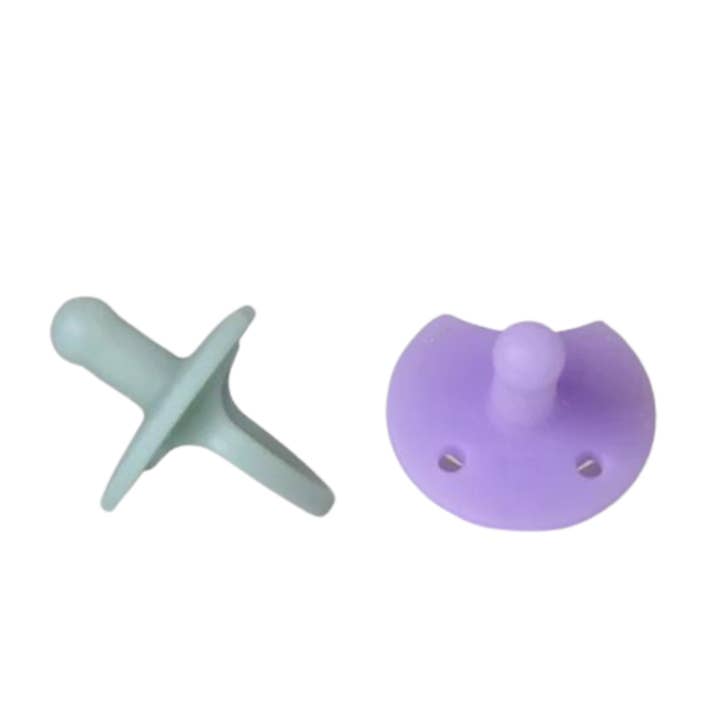 Classic Baby Pacifiers | NoseNook™ | Mermaid | Glow | 2 Pack for wholesale by Lily Bean Pacifiers