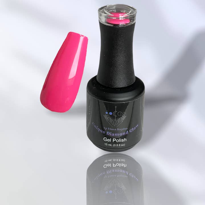 Pink Color Nail Gel Polish for wholesale by Unique Diamond Glow, by Diana Bogdan