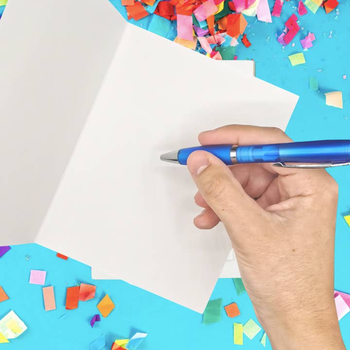 Irony Art - Vente Cartes bébé - Bonne Bêête (FR) Carte Peinte À La Main (carte peinte à la main)2