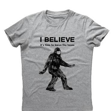 Sasquatch T Shirt for wholesale by 23rd Day Paper Goods