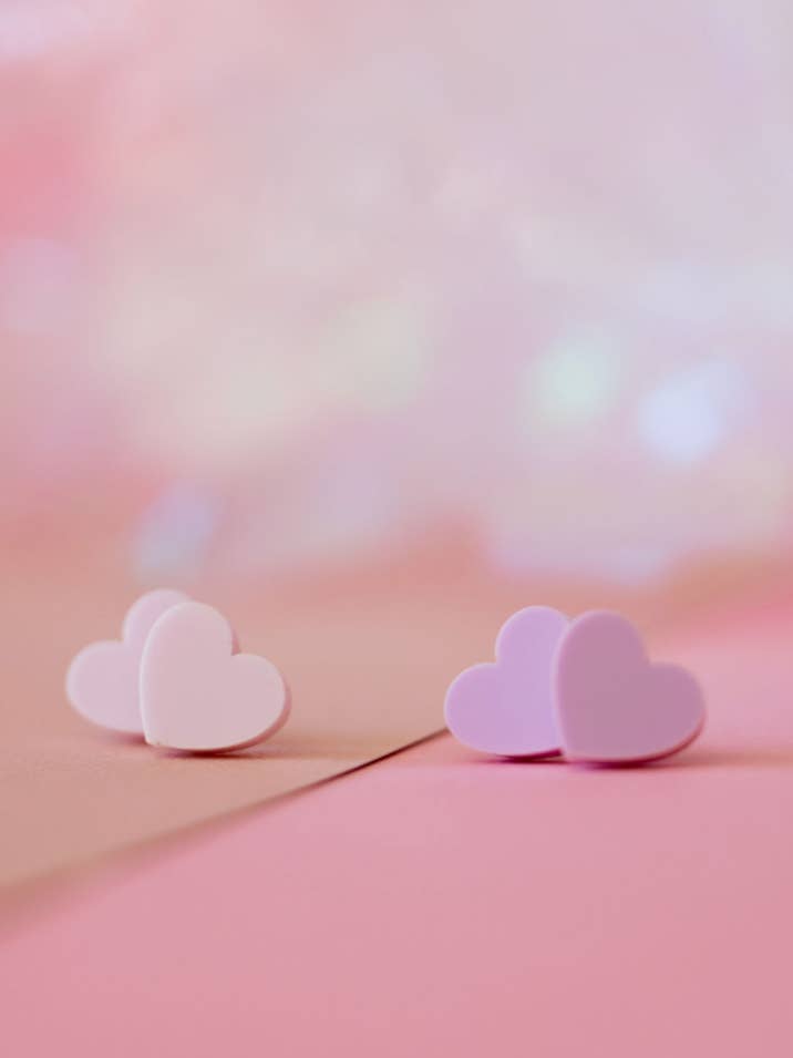 Sweetheart Studs for wholesale by TLD Designs