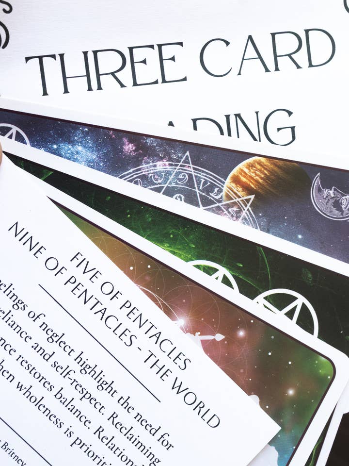 Three Card Tarot Reading for wholesale by Mz. Jones’ Curio, Inc.
