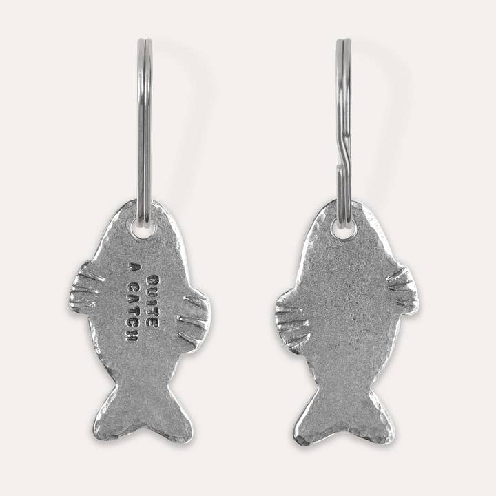 'Quite a Catch' Fish Keyring for wholesale by Kutuu
