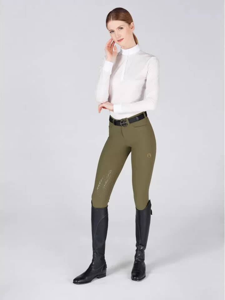 OLIVE GREEN Giglio Breeches for wholesale on Faire