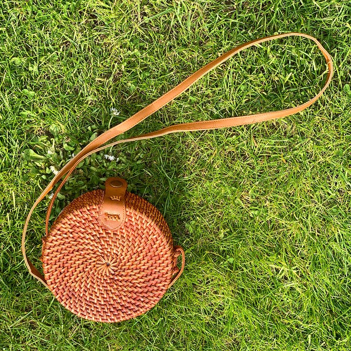 VIE - Wholesale Crossbody Bag - Women's - Rattan Roundy Bag6