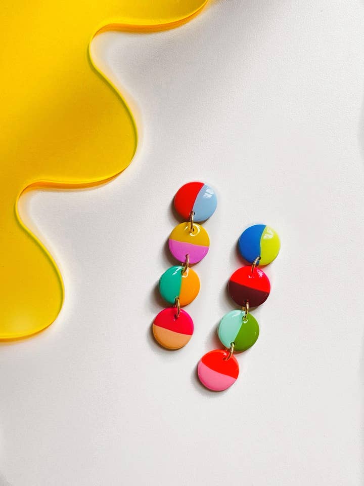 Small Circle Color Blocks for wholesale by Delaney and Blu