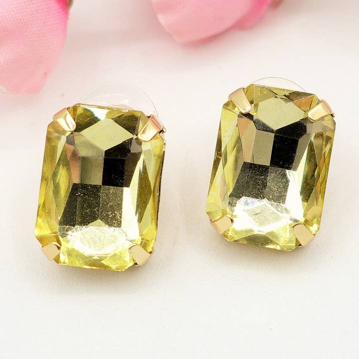 Daemon srls - Wholesale Stud/Post Earrings - MARGOT STUDS - PAIO Orecchini a bottone con pietre sfaccettate13