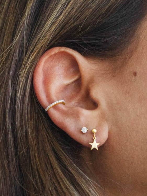 18K Vermeil Star Studs voor wholesale door REDCHERRYBLVD