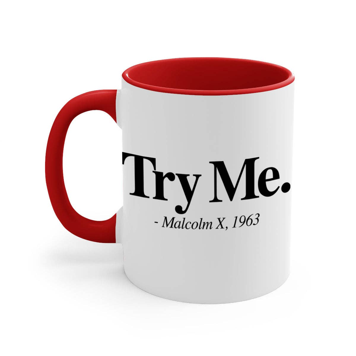 Mugs R Us – Engroshandel Kaffekrus – prøv mig malcolm x 16 #- sorte ord - Sætninger-krus /kaffekop20