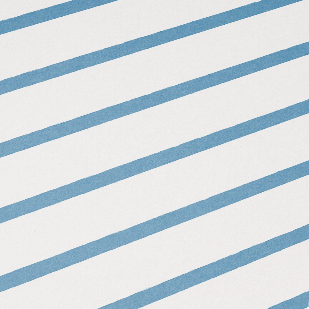 Karte Design Berlin - Wholesale Everyday Greeting Card - Everyday Card & Envelope – “Stripetown NYC” (Textured Sky Blue Stripe Design) 2