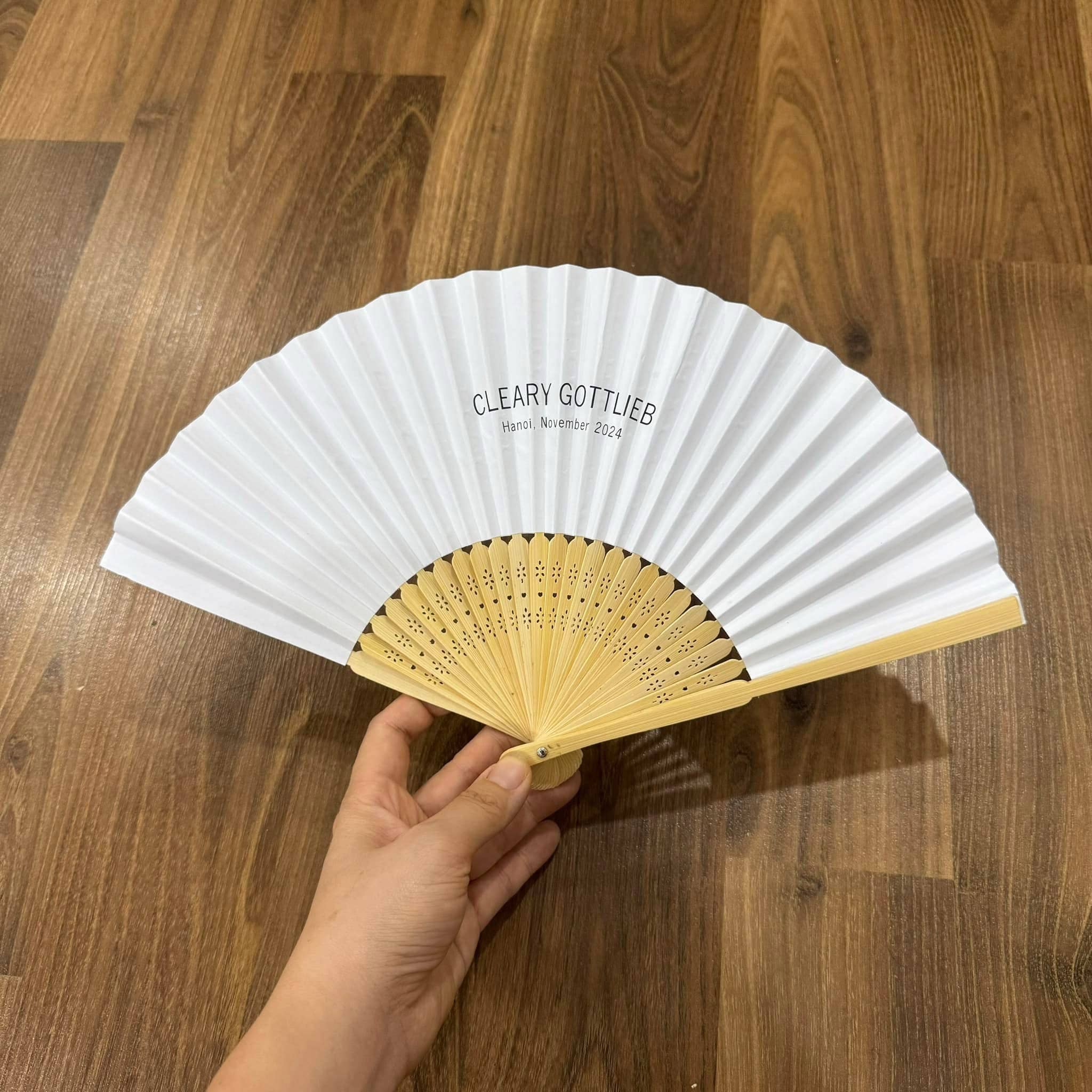 Tonkin Handicraft - Wholesale Party/Paper Folding Fan - Customized Wedding Paper Folding Fan 6
