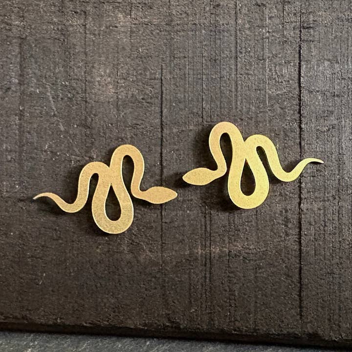 Snake Stud for wholesale by Tiny Anvil